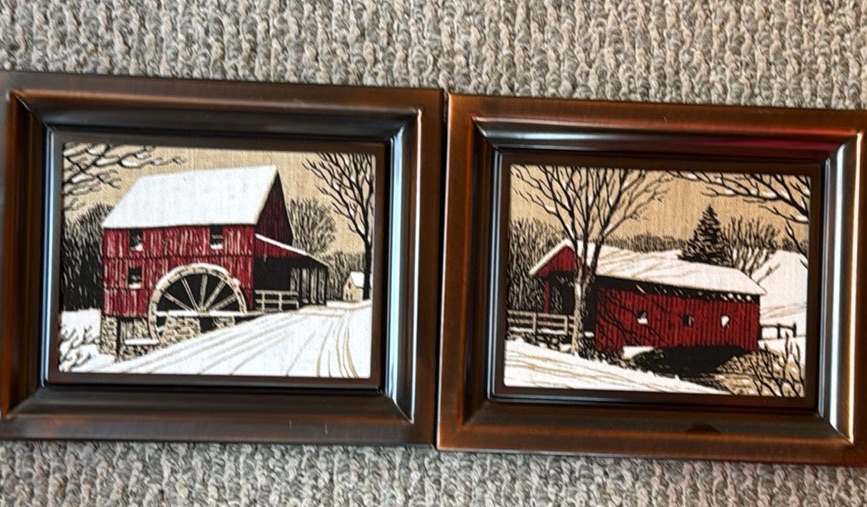 Five Framed Decorative Art Prints - image 4 of 4