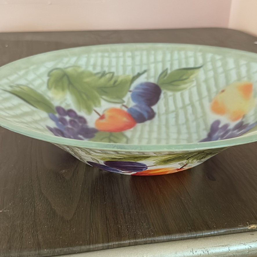 Five-Piece Ceramic Fruit-Decorated Dish Set - image 8 of 8