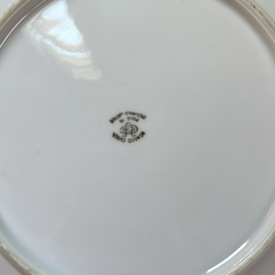 Four Decorative Floral Porcelain Plates - image 3 of 9