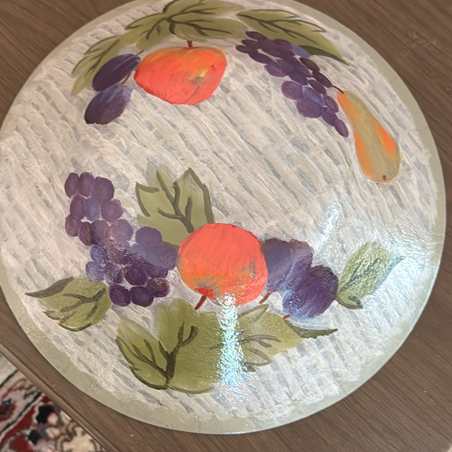 Five-Piece Ceramic Fruit-Decorated Dish Set - image 6 of 8