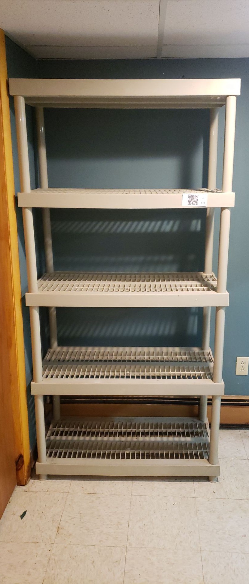 Sterilite Five-Tier Plastic Shelving Unit - image 1 of 2