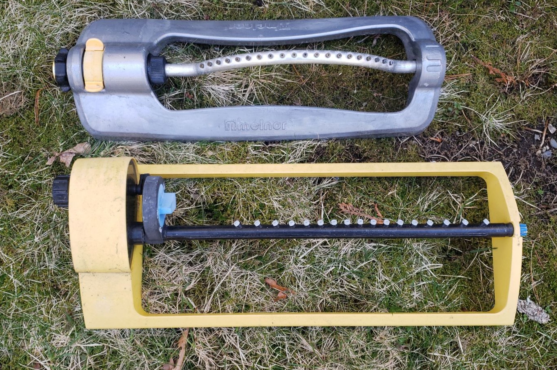 Assorted Yard Tools, Ladder, and Lawn Sprinklers - image 2 of 8