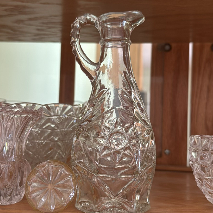 Assorted Cut Glass Bowls, Glassware, Vase, and Pitcher - image 3 of 3