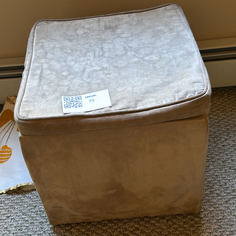 Upholstered Storage Ottoman With Multi-Game Board Set - image 1 of 7