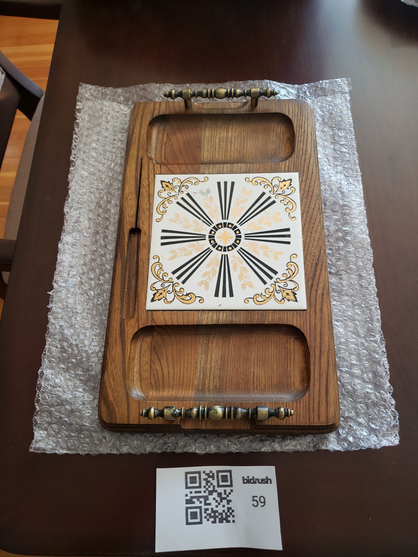 Decorative Baskets, Wooden Tray, and Assorted Fabric Placemats - image 3 of 5