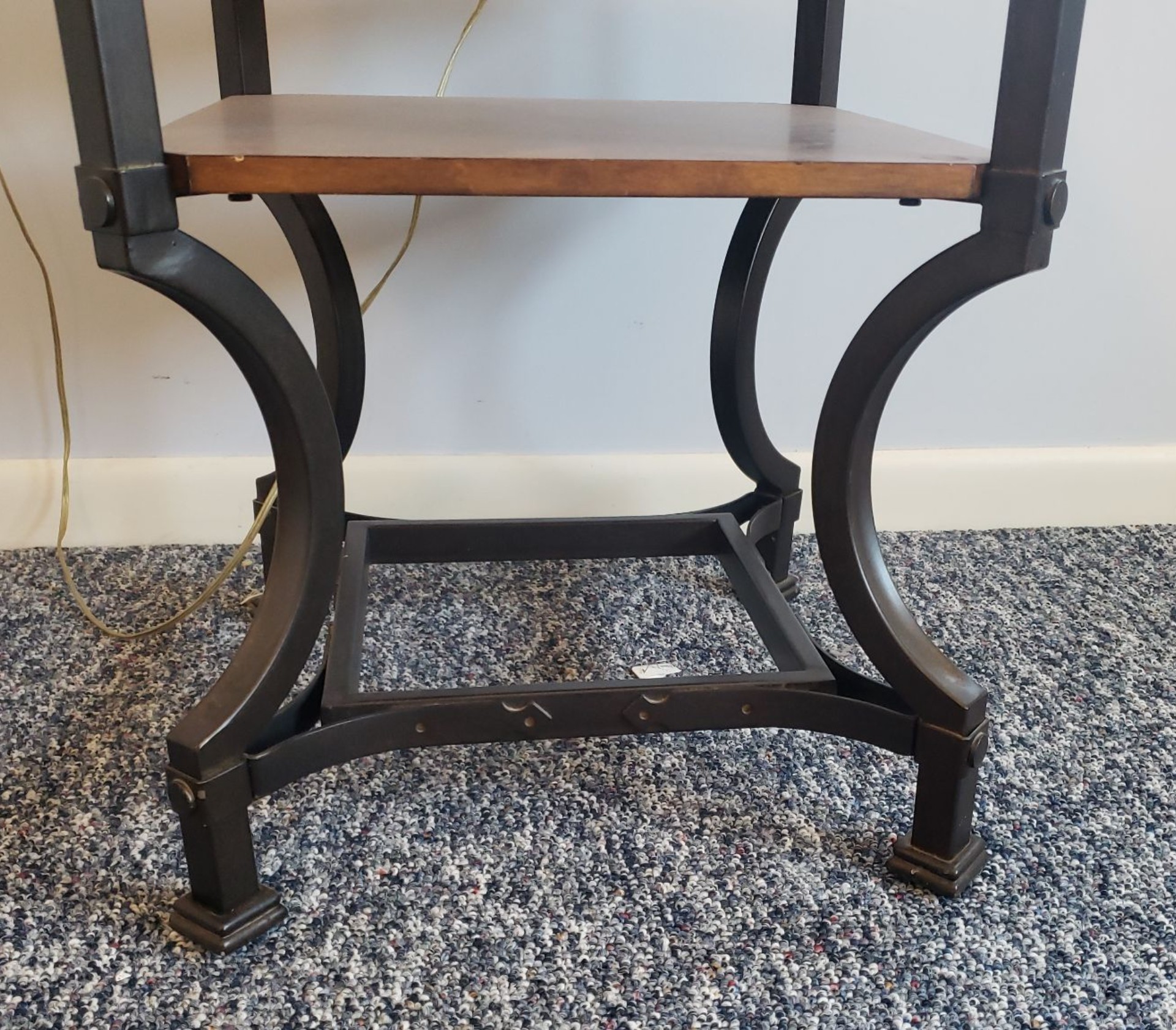 Butler Side Table with Lamp - image 3 of 4