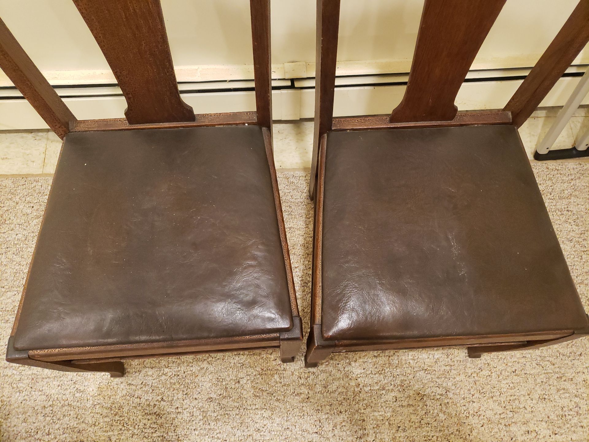 Two Gardner Chair Co. Wooden Dining Chairs - image 4 of 4