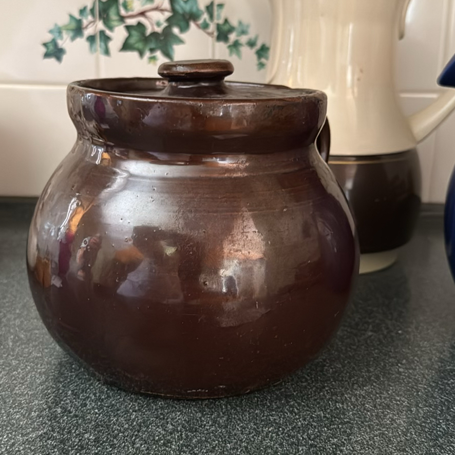 Vintage Thermos, Bean Pot, and Pitcher - image 2 of 5