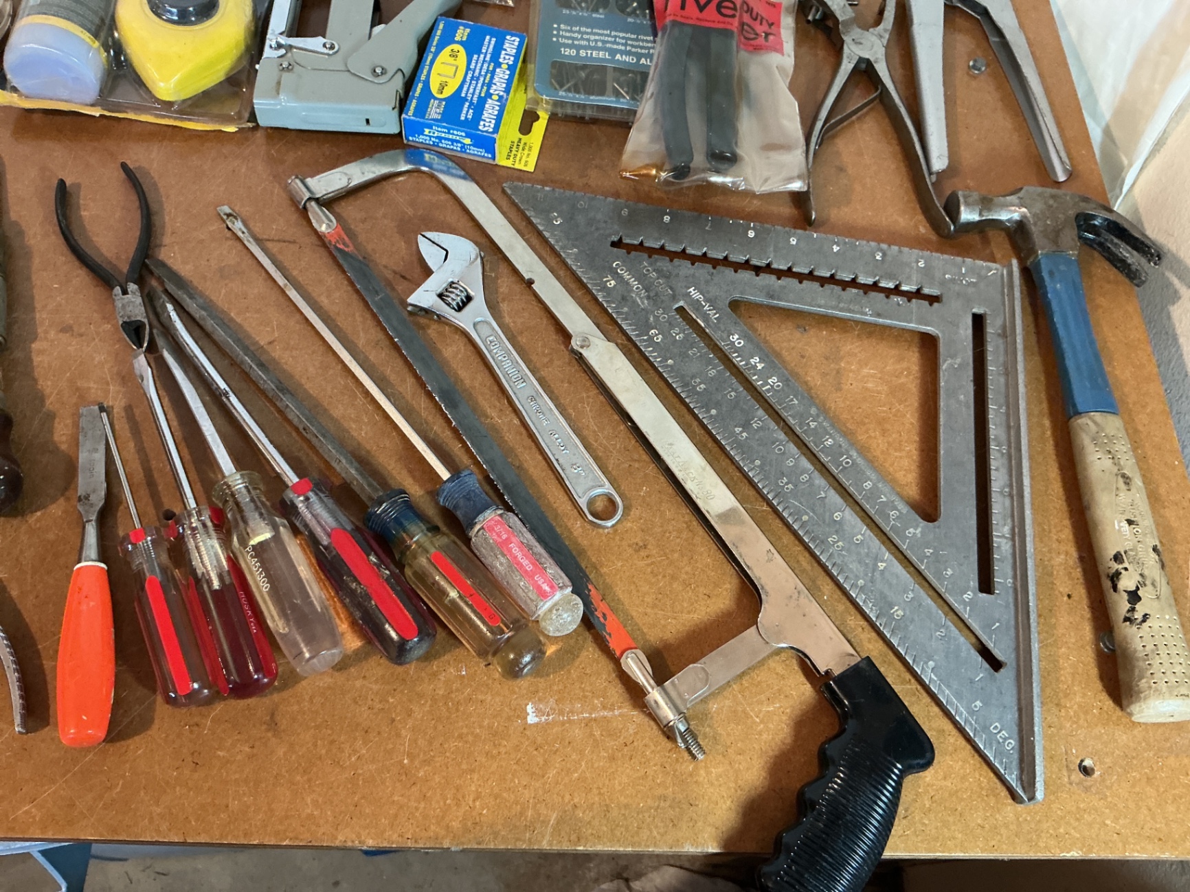 Assorted hand tools and hardware - image 2 of 6