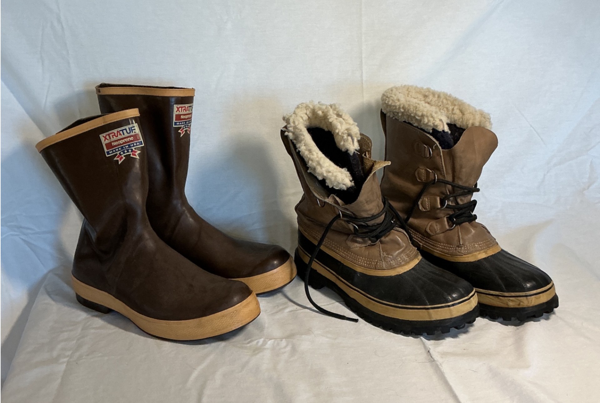Sorel “ Caribou” and XTRATUF Neoprene boots - image 1 of 4