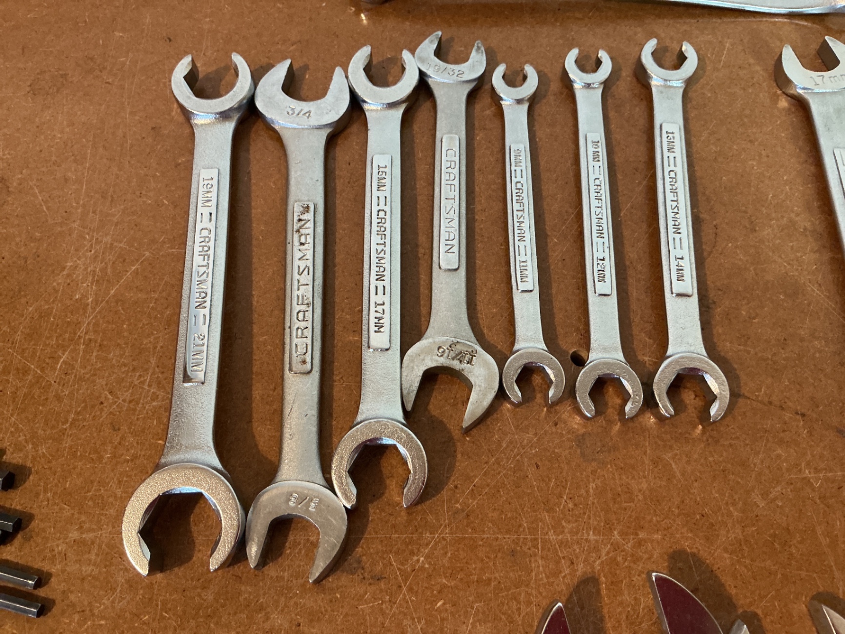 Craftsman wrenches and assorted hand tools - image 3 of 7