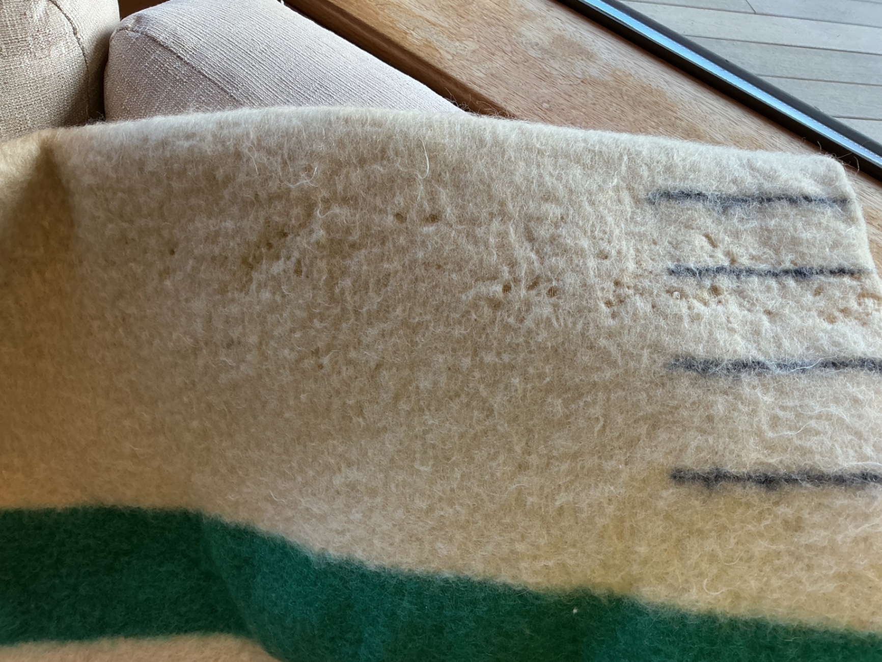 Two Whitney Point striped wool blankets.  - image 3 of 7