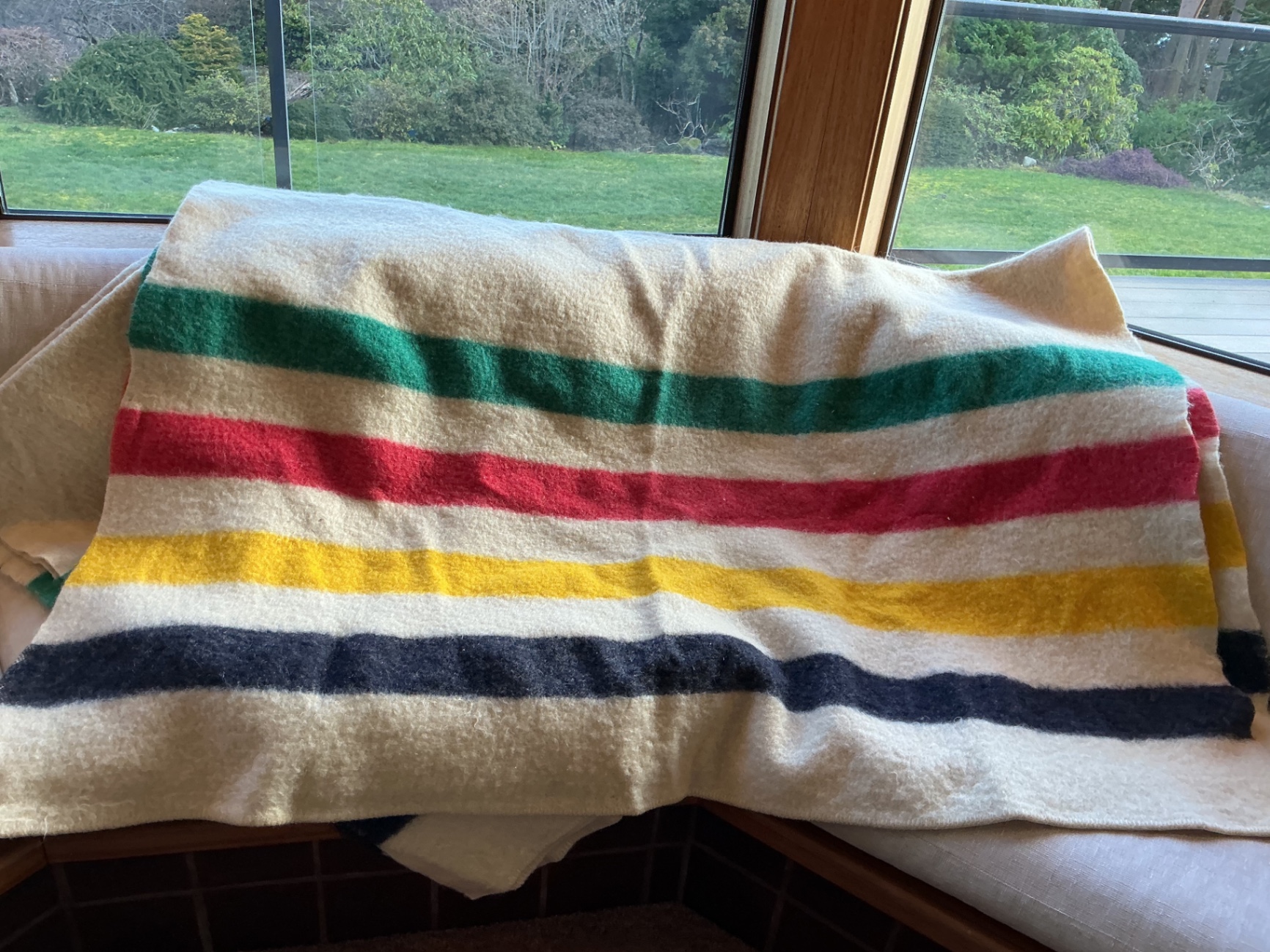 Two Whitney Point striped wool blankets.  - image 2 of 7