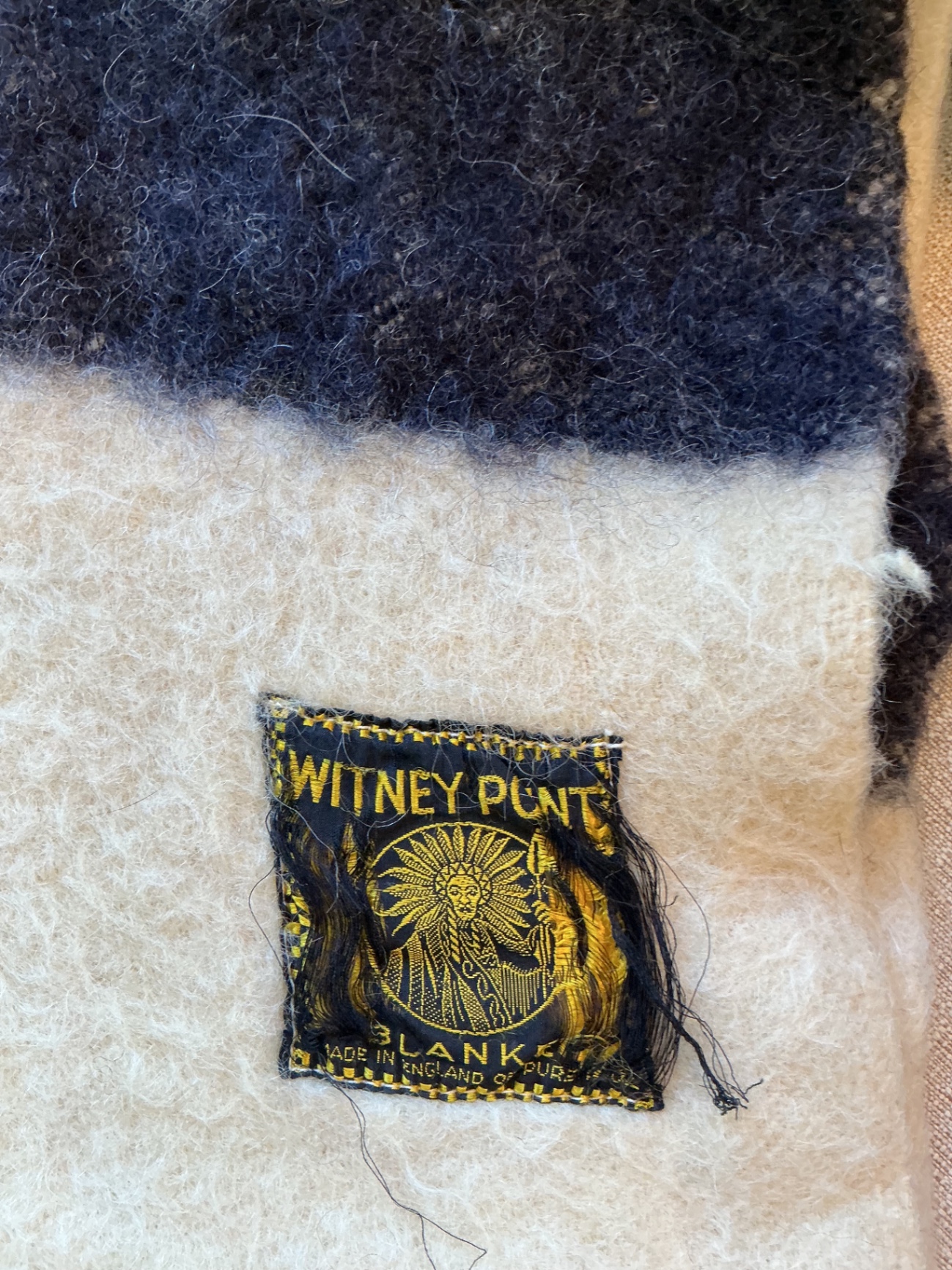 Two Whitney Point striped wool blankets.  - image 5 of 7