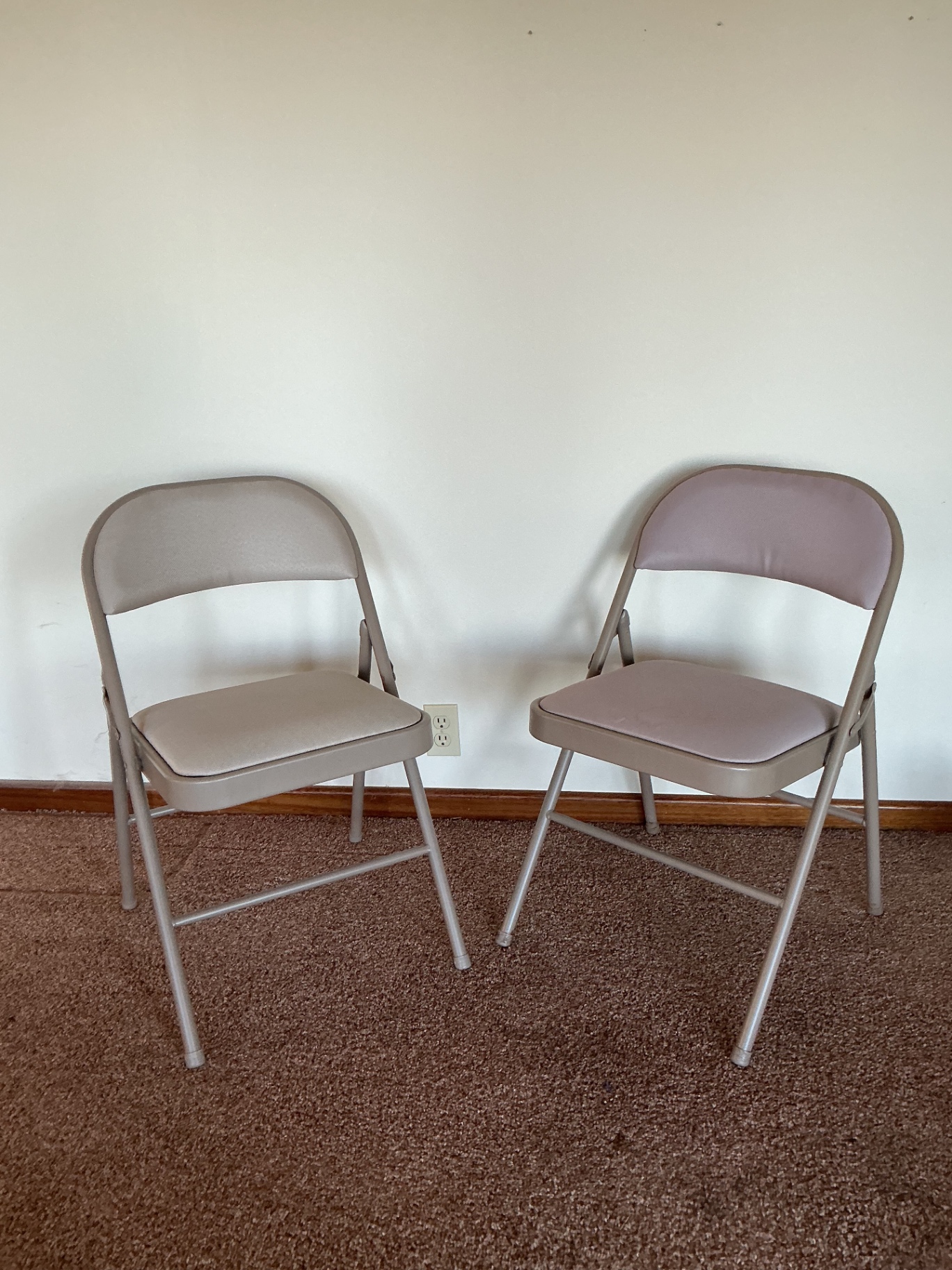 Two Folding Chairs and a Folding Table - image 1 of 4