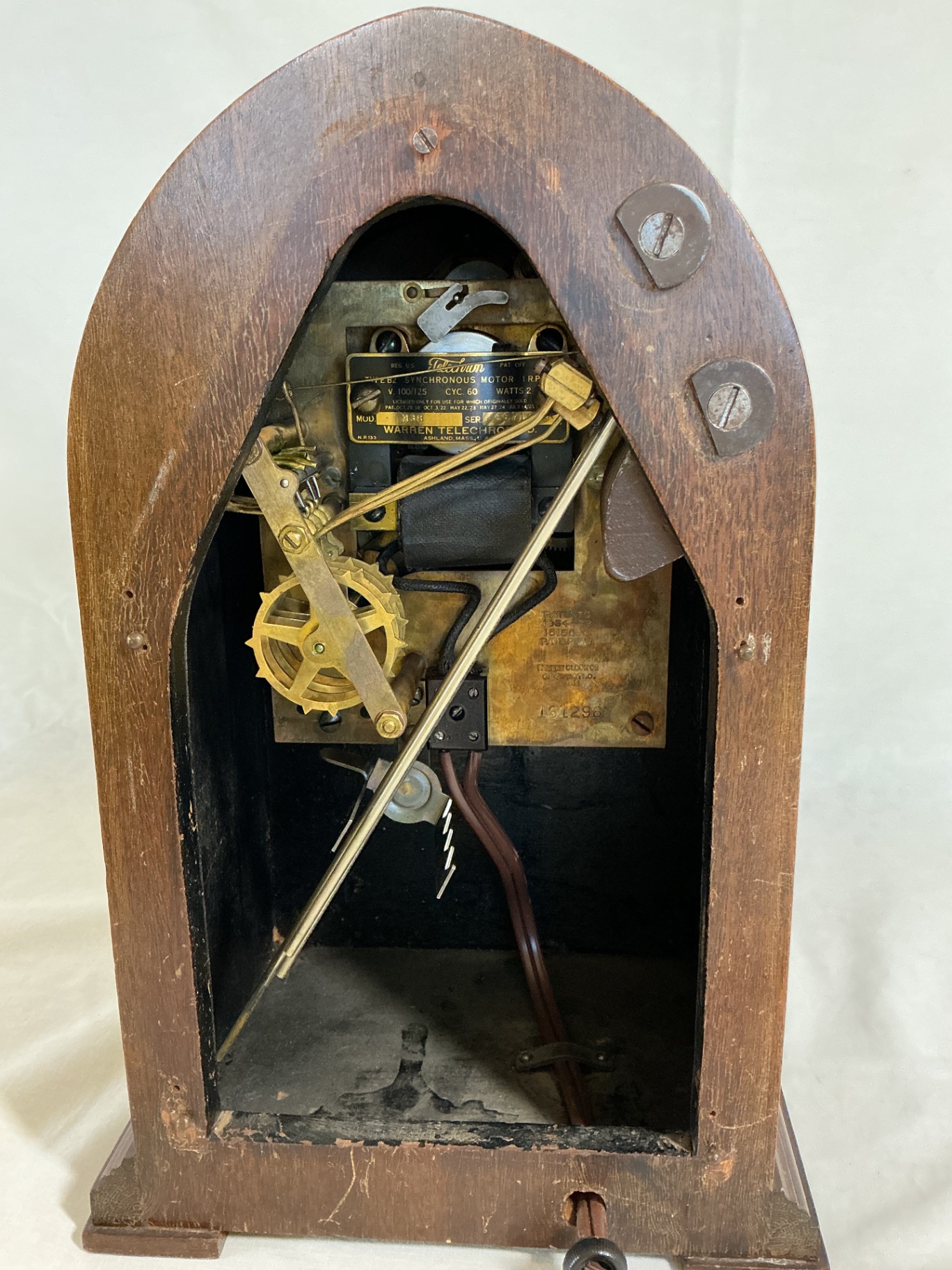Vintage Telechron Westminster Mantel Clock - image 4 of 4