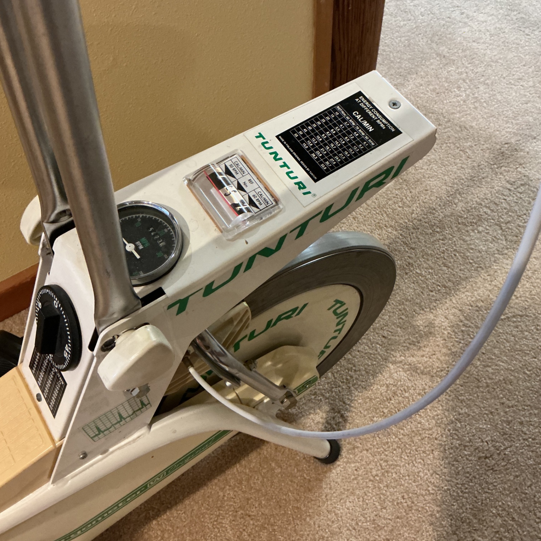 Tunturi Ergometer Stationary Bike - image 2 of 6