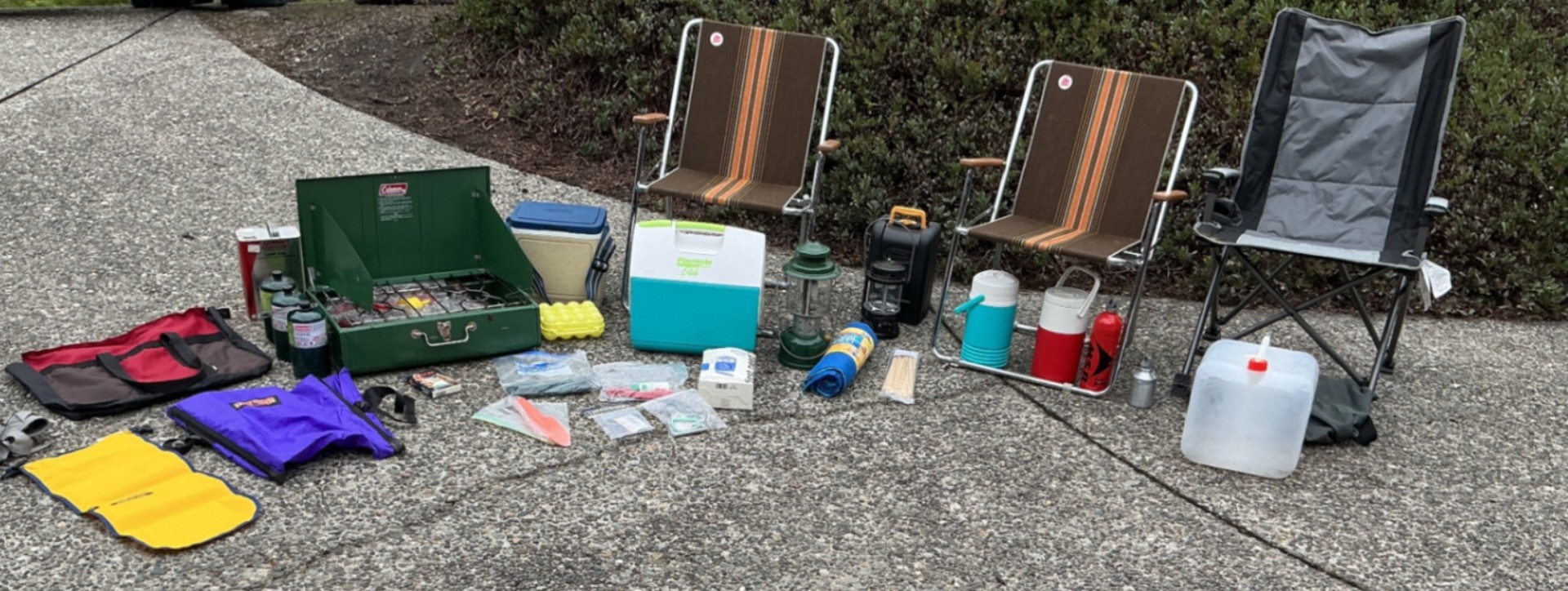 Camping gear and supplies set - image 1 of 7