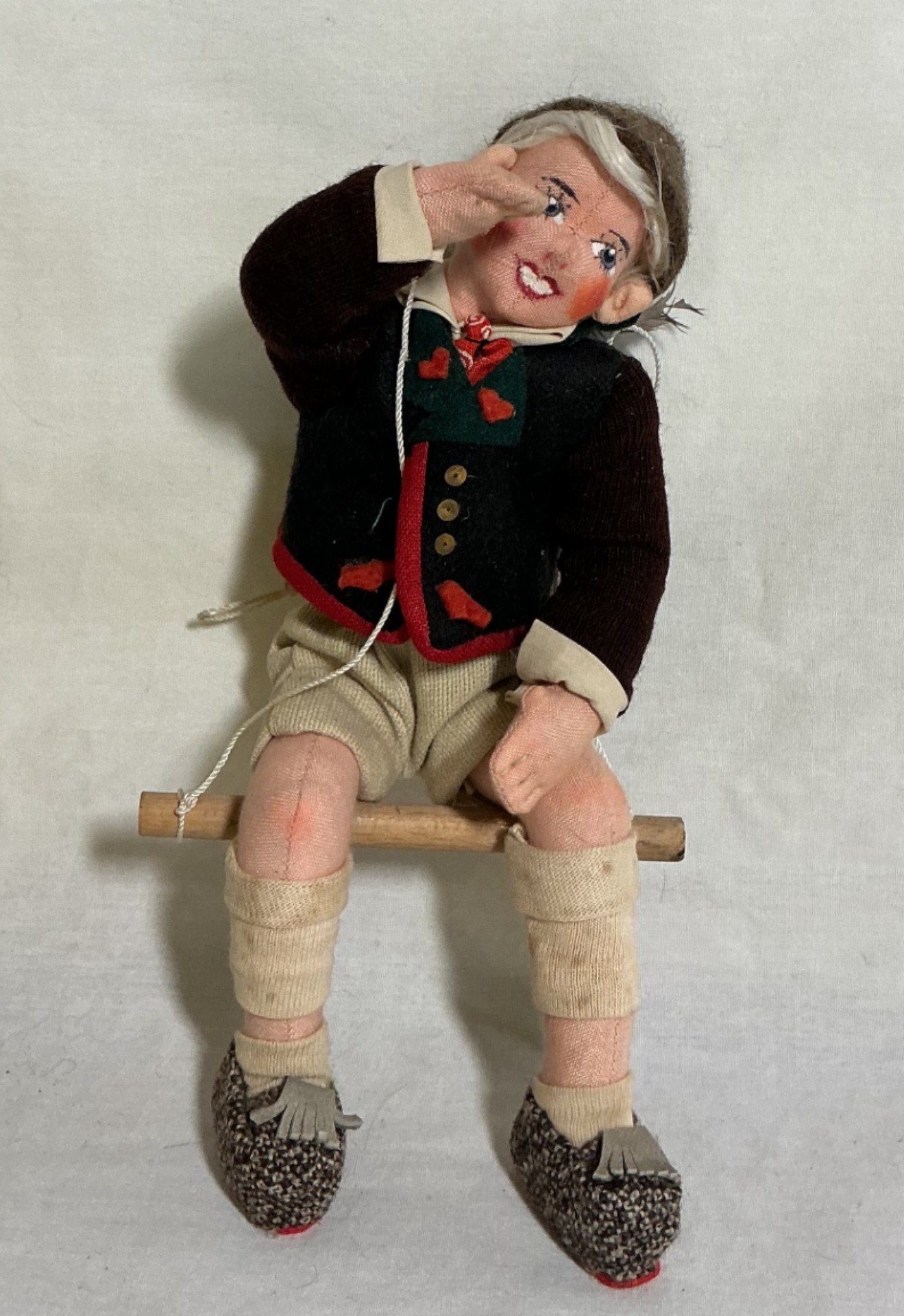 Group of six fabric dolls in traditional folk costumes - image 6 of 13