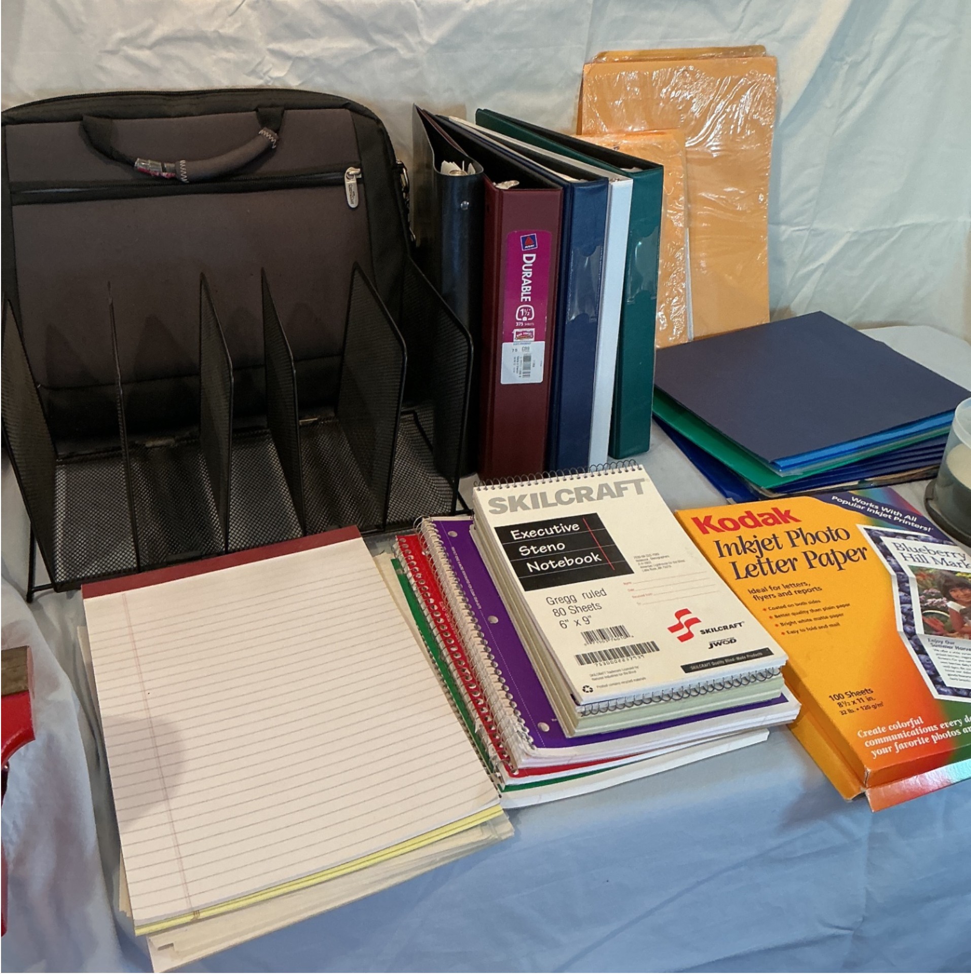 Office supplies and paper shredder  - image 1 of 5