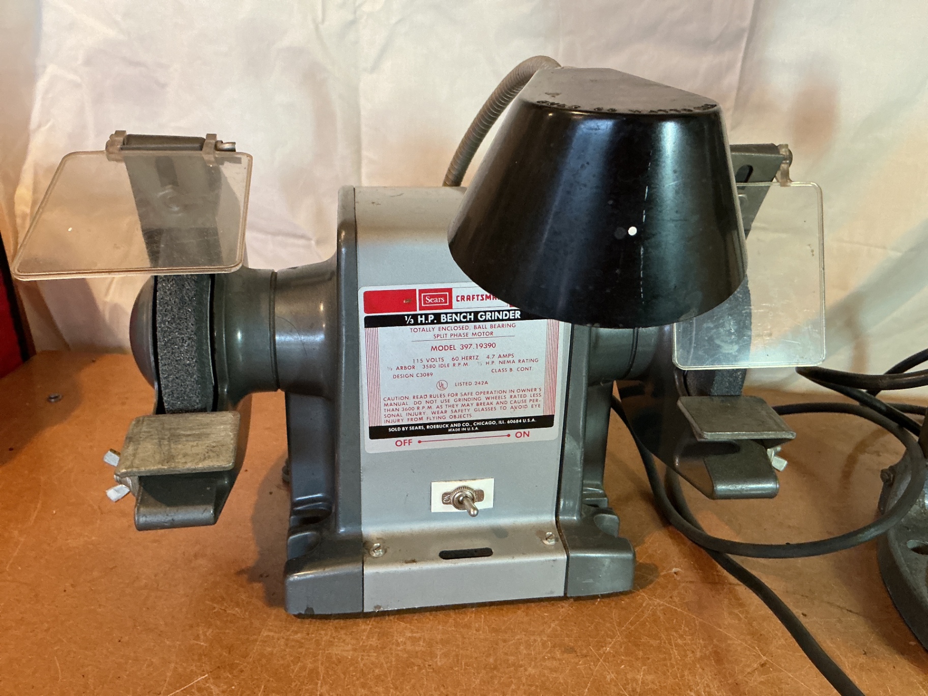Vintage Black & Decker drill stand and bench grinder - image 2 of 5