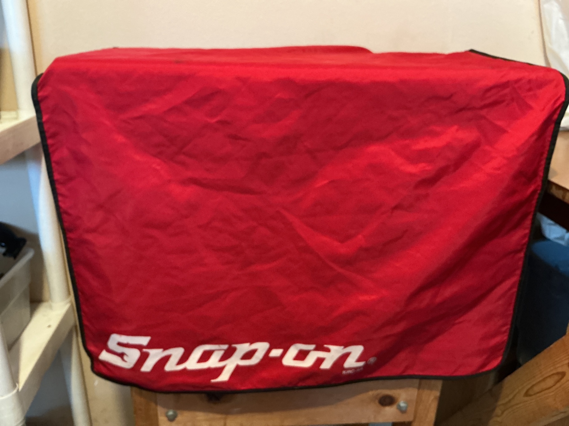 Snap-on red tool chest with drawers and assorted hand tools - image 10 of 10