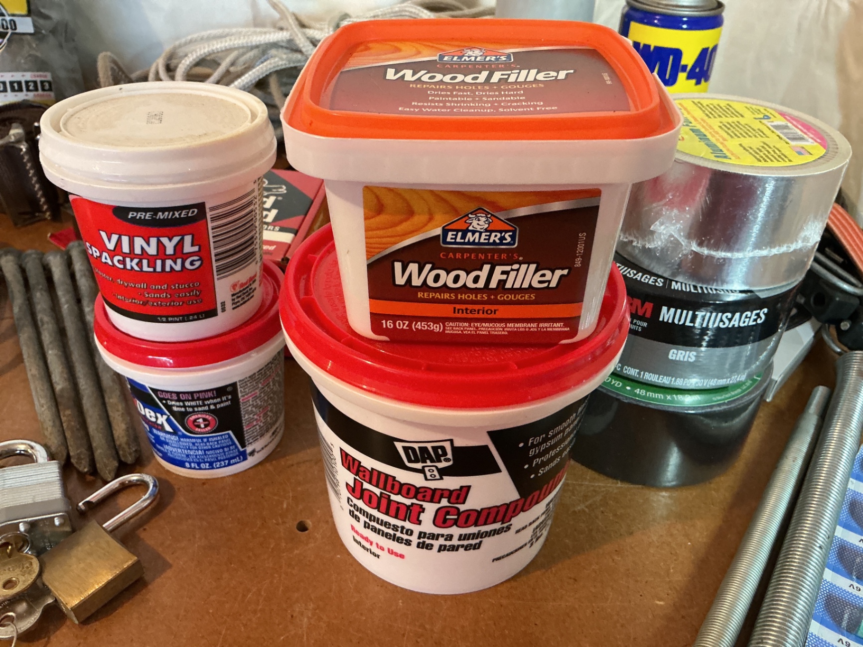 Assorted hardware, fasteners, and repair supplies - image 3 of 6
