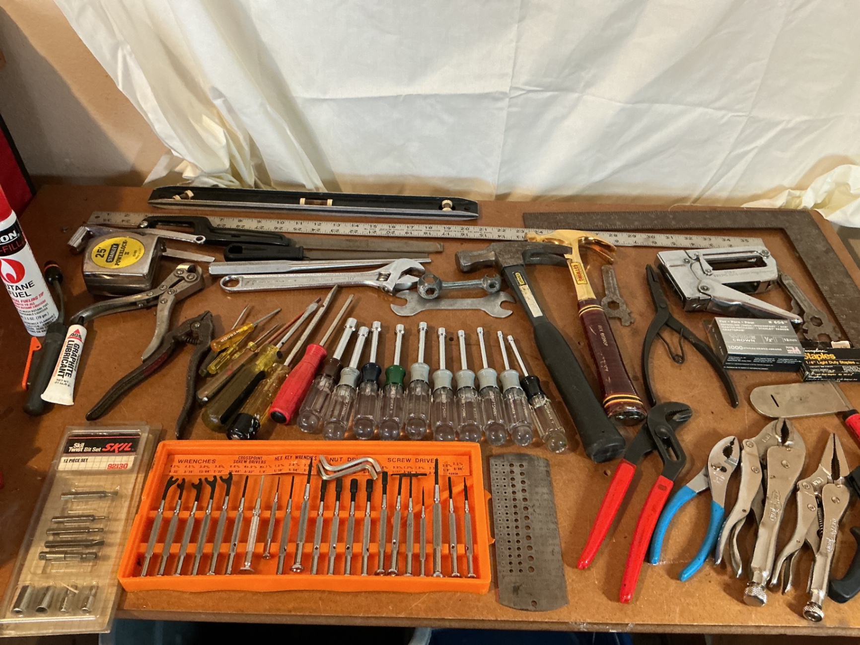 Assorted hand tools and hardware - image 1 of 6