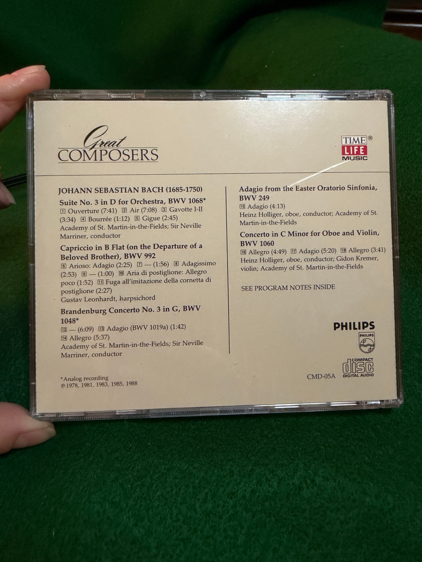  vintage Time-Life Music "Great Composers" CD collection - image 3 of 3
