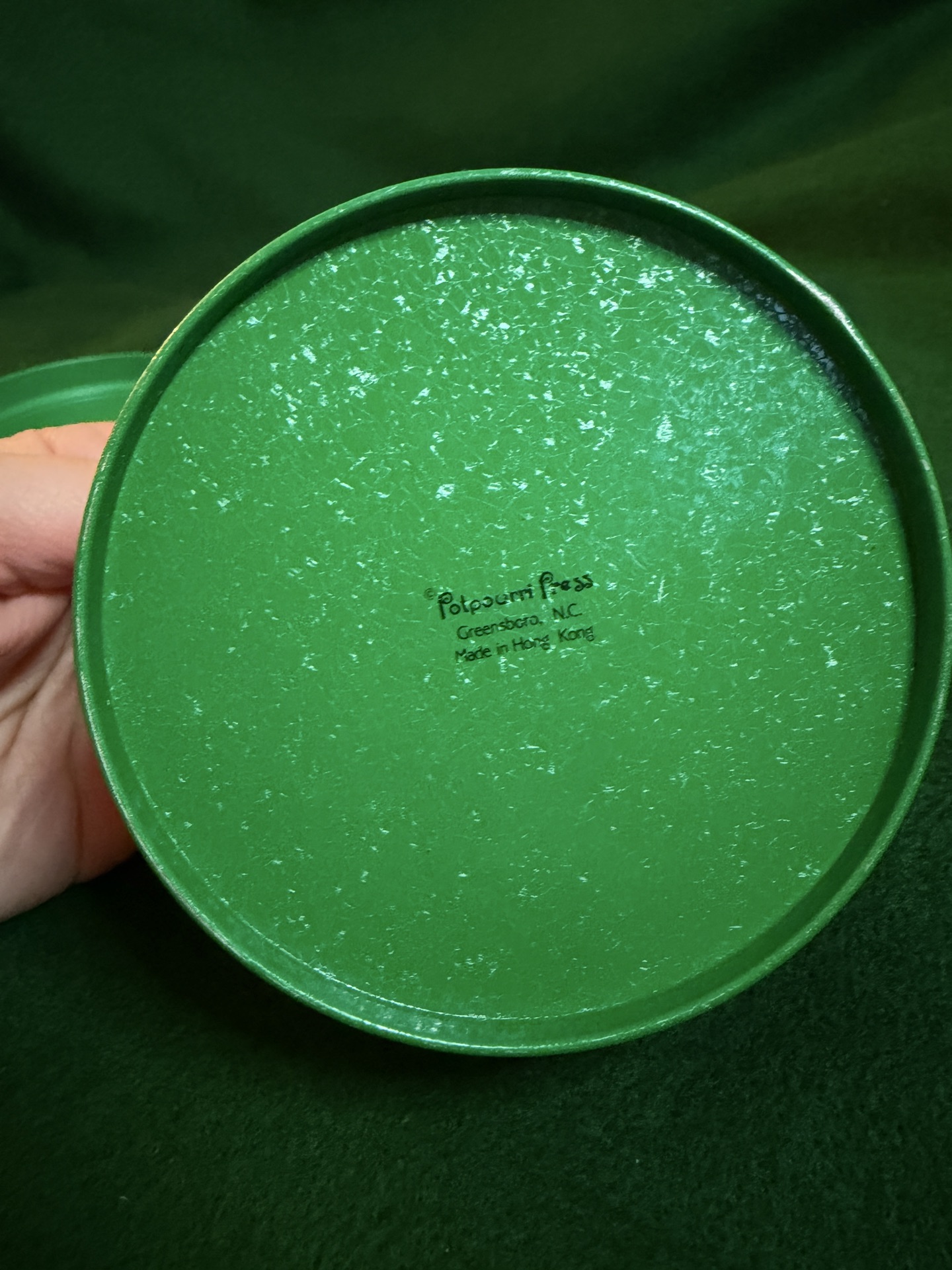 vintage Potpourri Press Coaster Tin - image 3 of 4