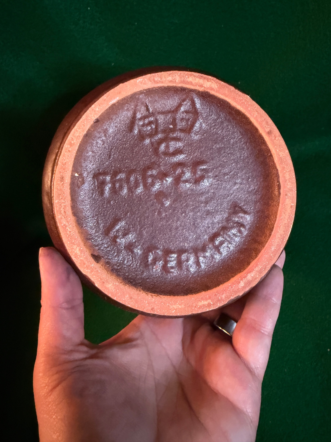 vintage German ceramic pottery vase - image 4 of 4