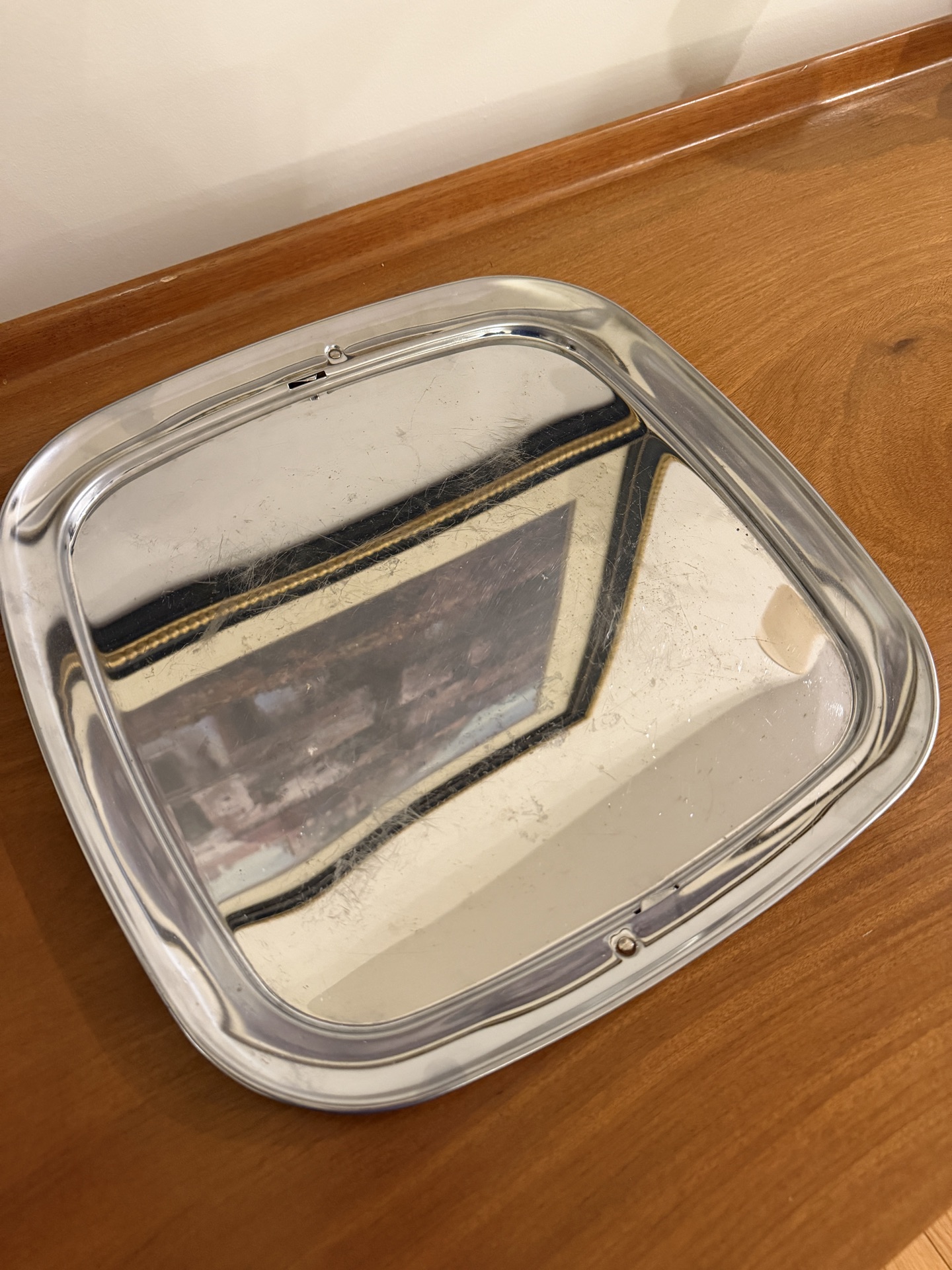 MCM vintage Lincoln Beautyware chrome cake carrier - image 5 of 8