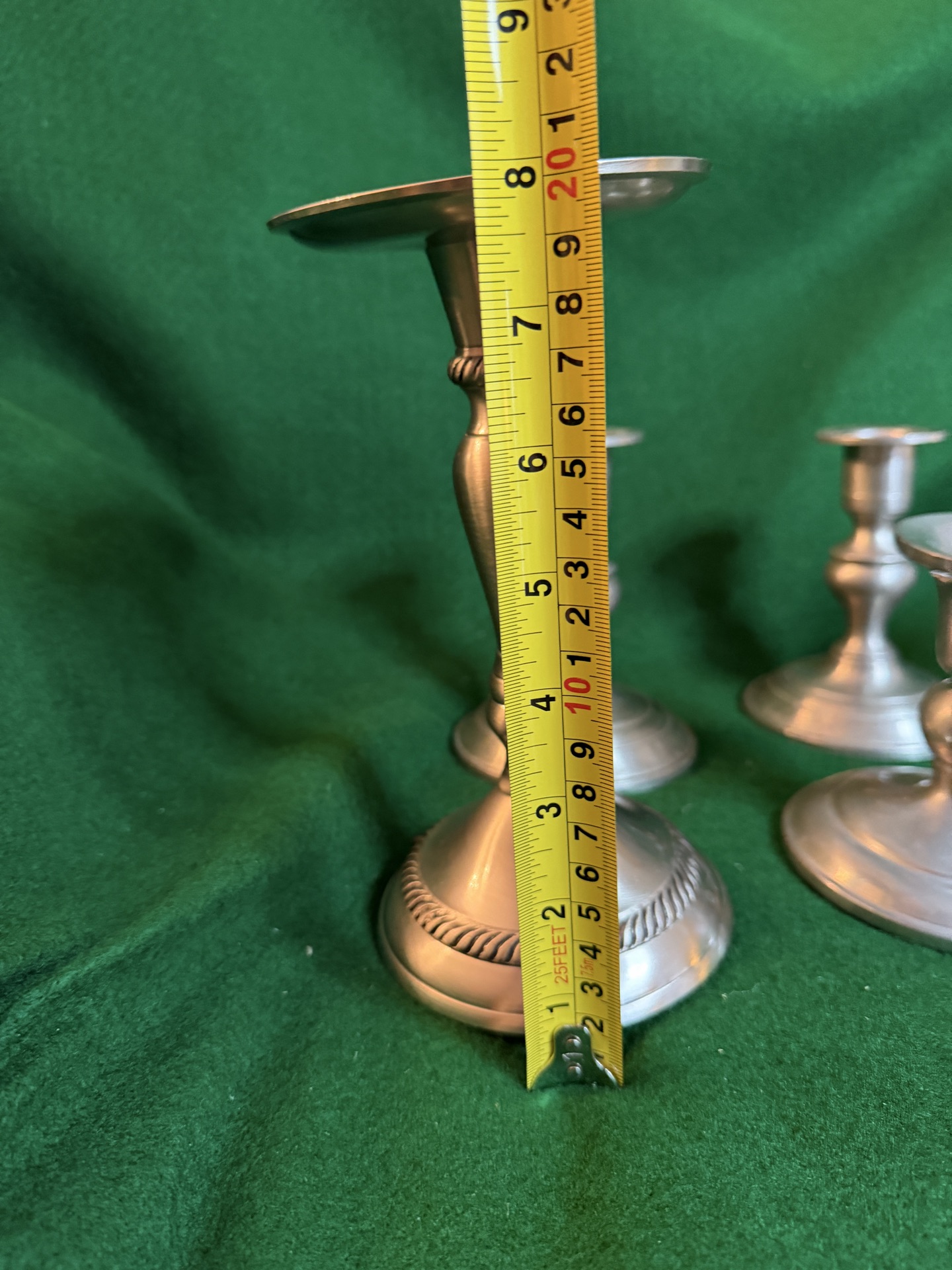 Lot Of Candle Holders-some Pewter - image 7 of 8