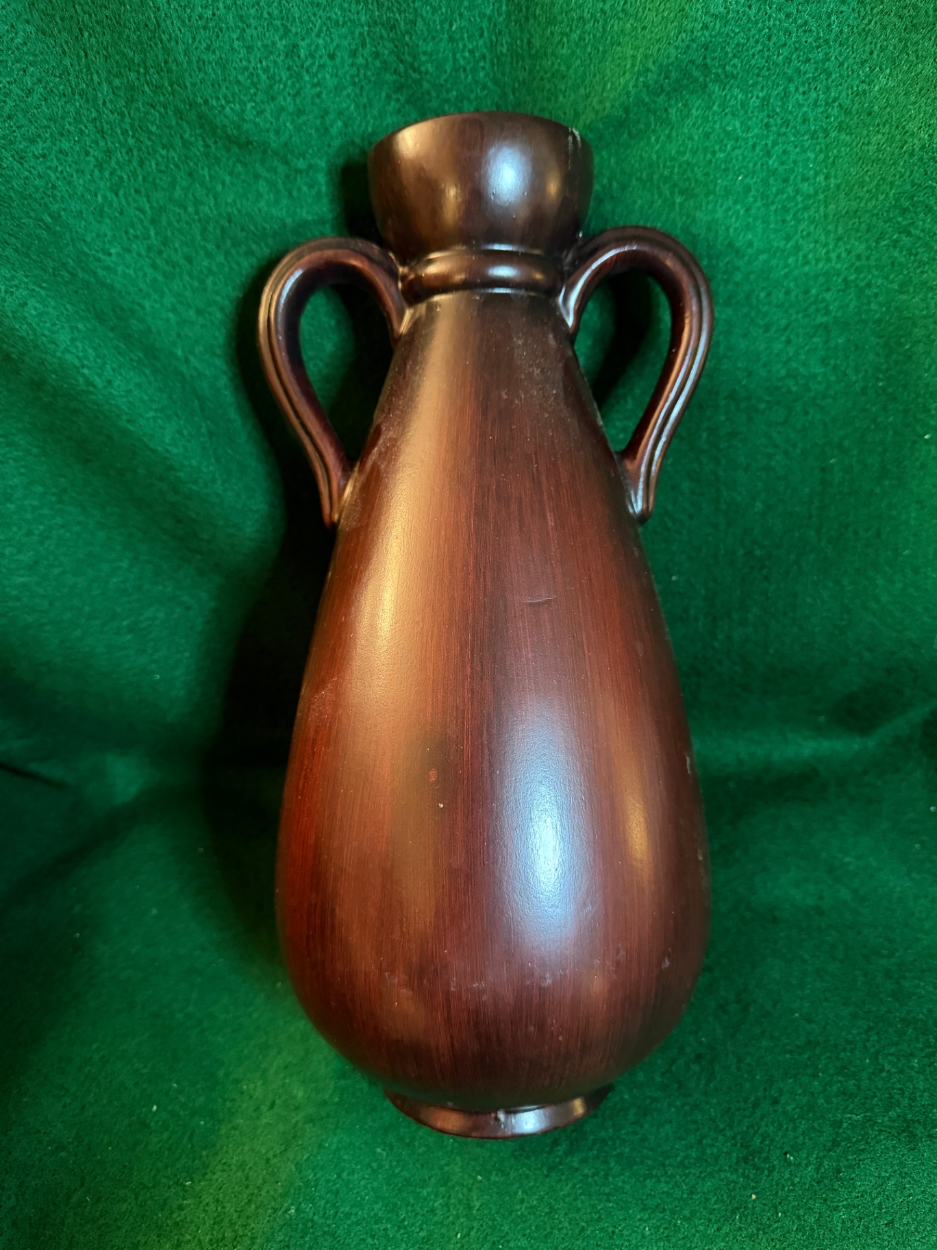 Brown, 2-handled vase - image 1 of 5