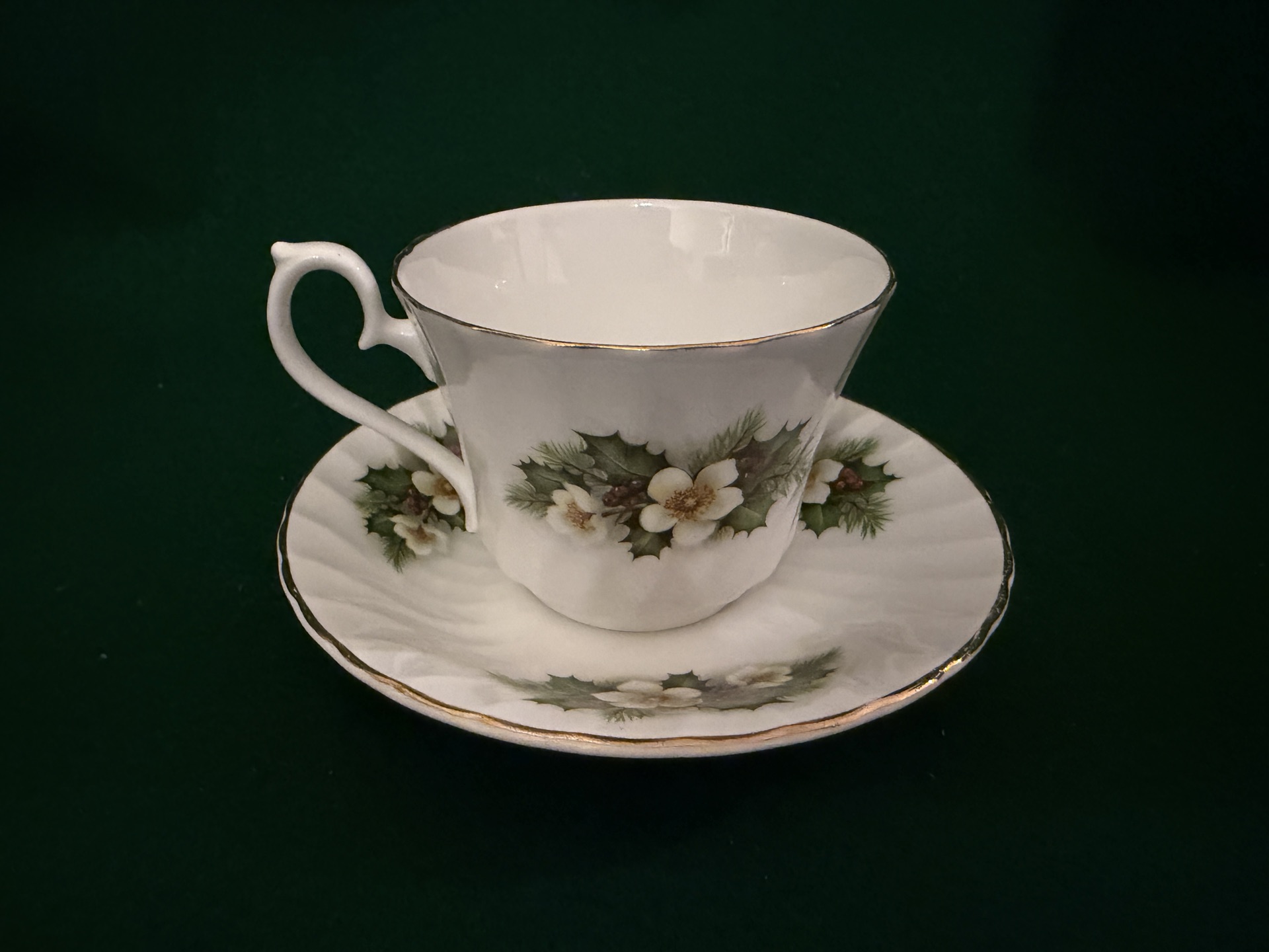 vintage Royal Sutherland fine bone china teacup and saucer set - image 1 of 5