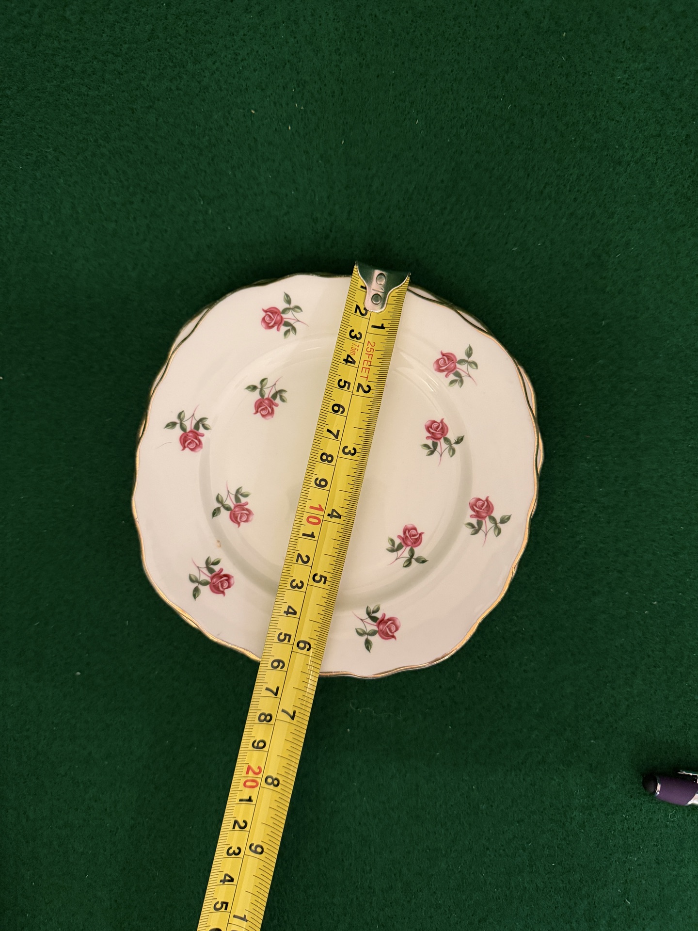 4-vintage Colclough Fragrance pattern (7433) bone china square side plates - image 3 of 9