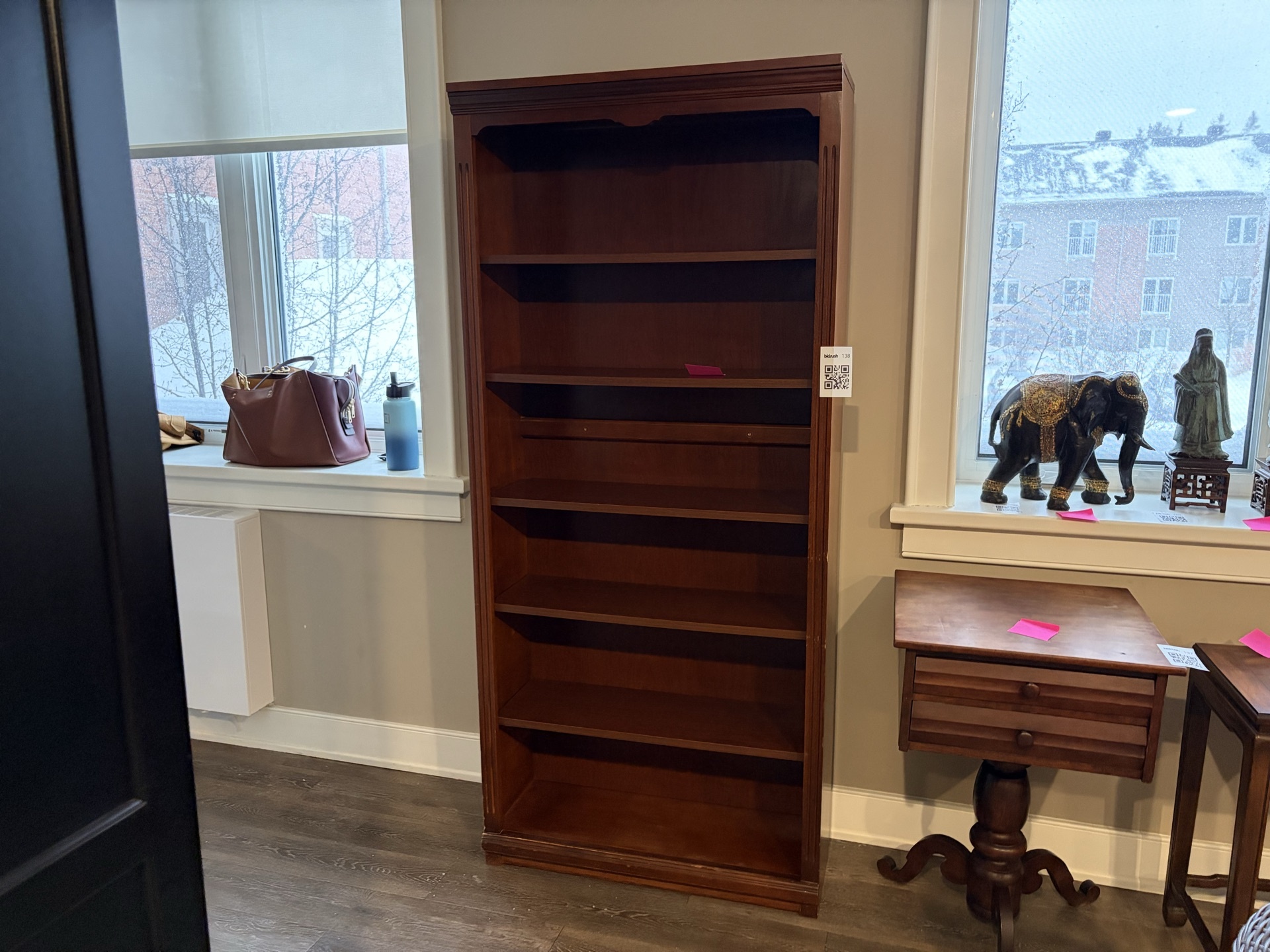Tall Wood Bookshelf - image 1 of 4