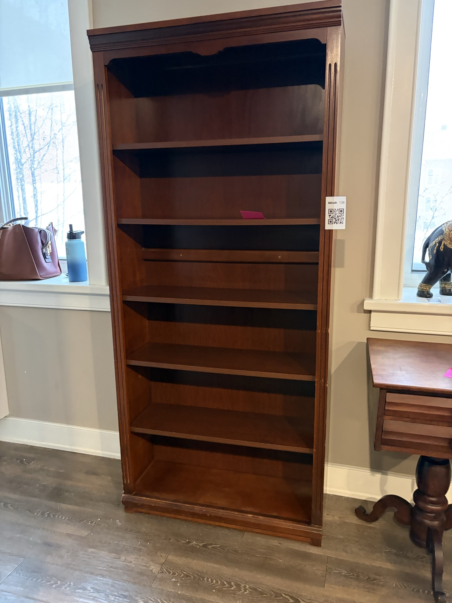 Tall Wood Bookshelf - image 2 of 4