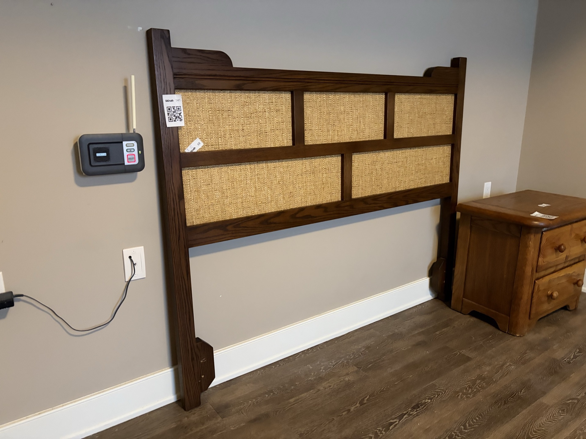Chinese Antique Wooden Headboard   - image 4 of 4