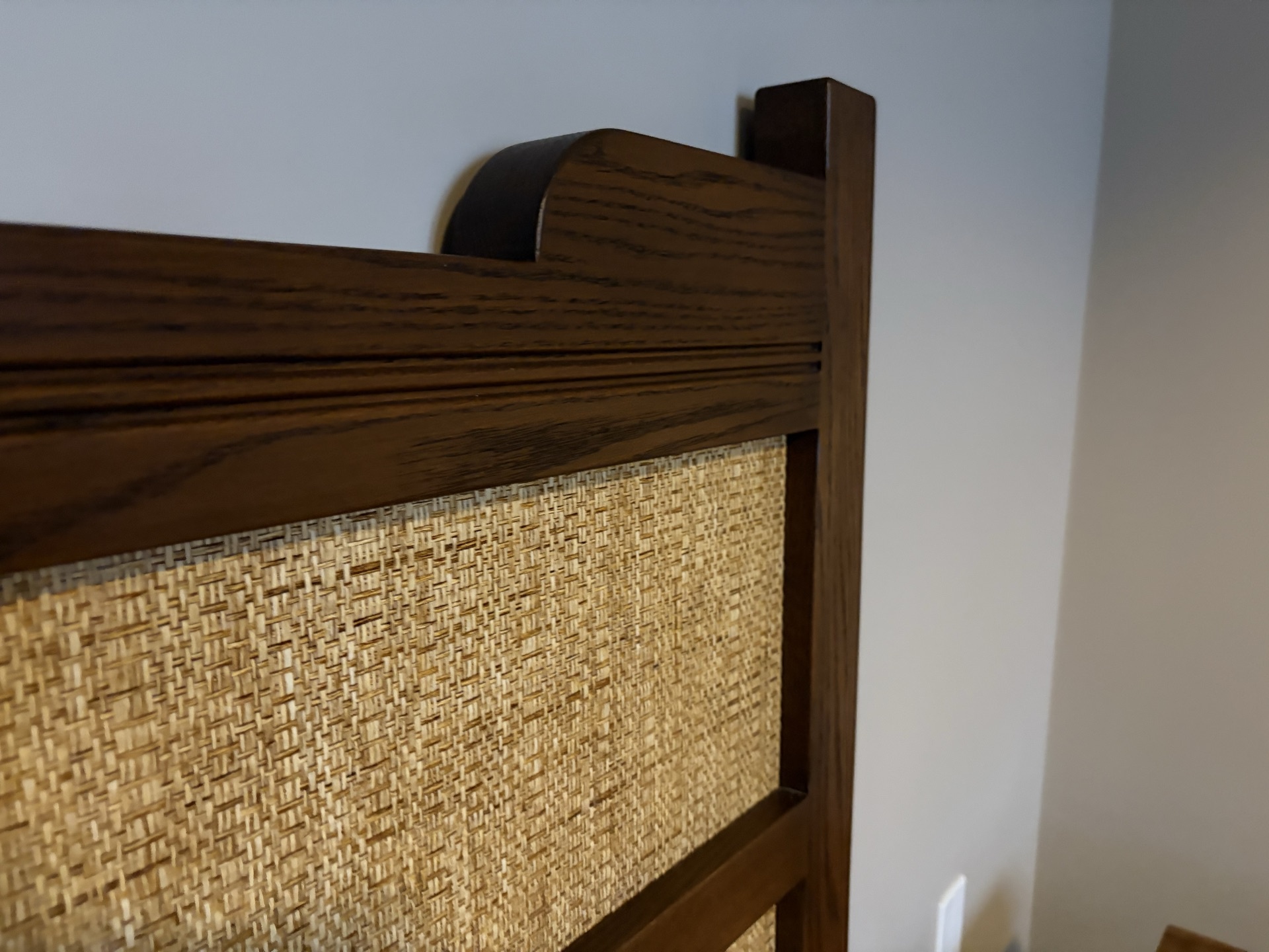 Chinese Antique Wooden Headboard   - image 3 of 4