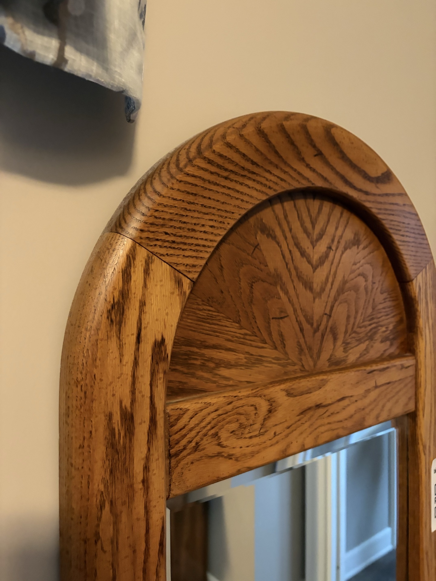 Oak Arched Mirror - image 3 of 7
