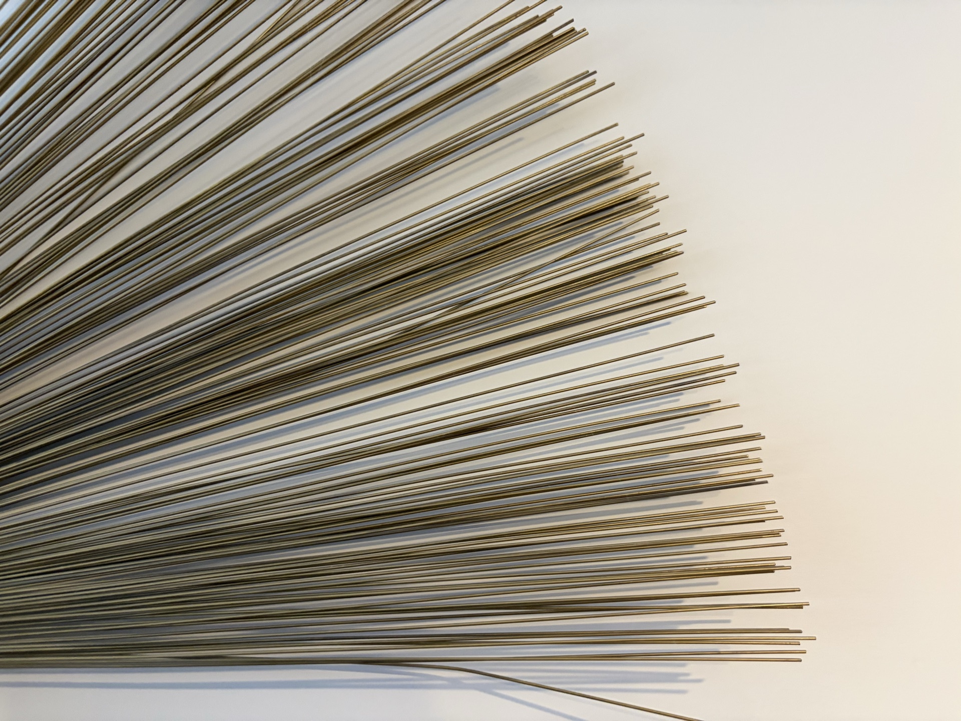 Gold-toned metal sunburst wall sculpture - image 5 of 5