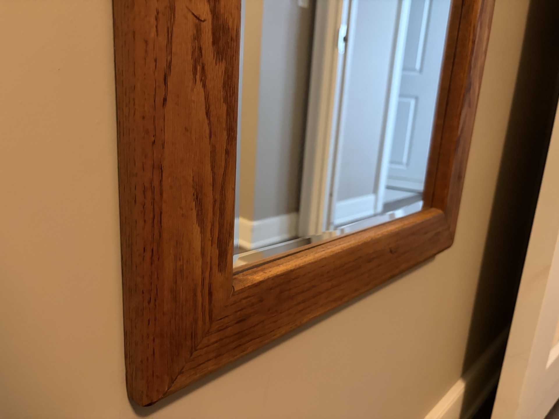 Oak Arched Mirror - image 7 of 7