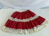 Patchwork floral sundress with lace-trimmed red skirt - thumbnail 7 of 9