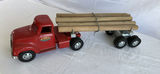 Tonka Toys: red logging truck with log trailer and red fire engine with accessories - thumbnail 5 of 14