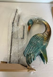 Pair Of Metal Herons And Windchimes New - thumbnail 2 of 6