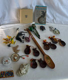 Assorted travel souvenirs and wooden crafts - thumbnail 1 of 4
