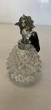 Vintage vanity set with mirrors, brush, porcelain dish, and perfume bottles - thumbnail 8 of 9