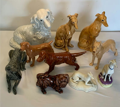 Pack Of Vintage Ceramic Dogs - Image 1 of 12