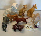 Pack Of Vintage Ceramic Dogs - thumbnail 1 of 12